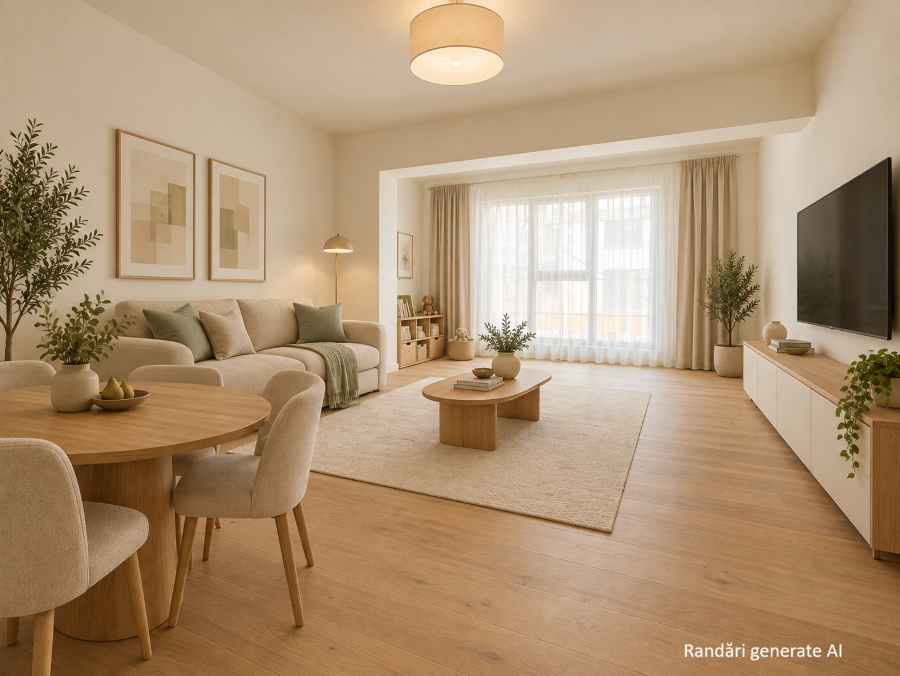 Apartament Popești Leordeni cu 3 camere
