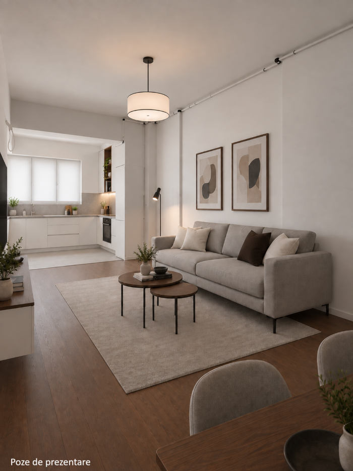Apartament 1 camera în Popești Leordeni